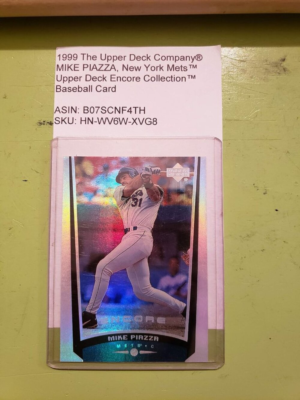 1999 The Upper Deck Company® MIKE PIAZZA, New York Mets™ Upper Deck Encore